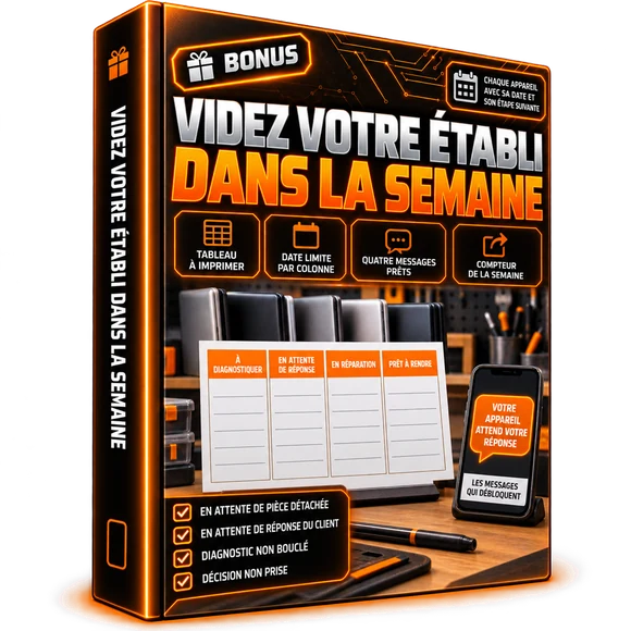 Bonus 6, Videz Votre Établi dans la Semaine