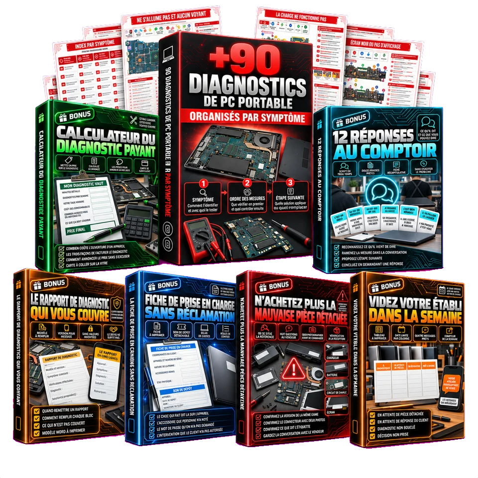 Pack complet, les 90 diagnostics et les 6 bonus